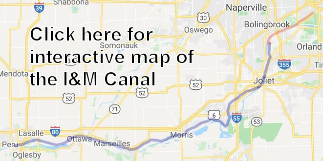 I&M Canal Trail map